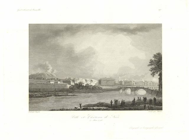 Ville et Chateau de Nice 27 mars 1796