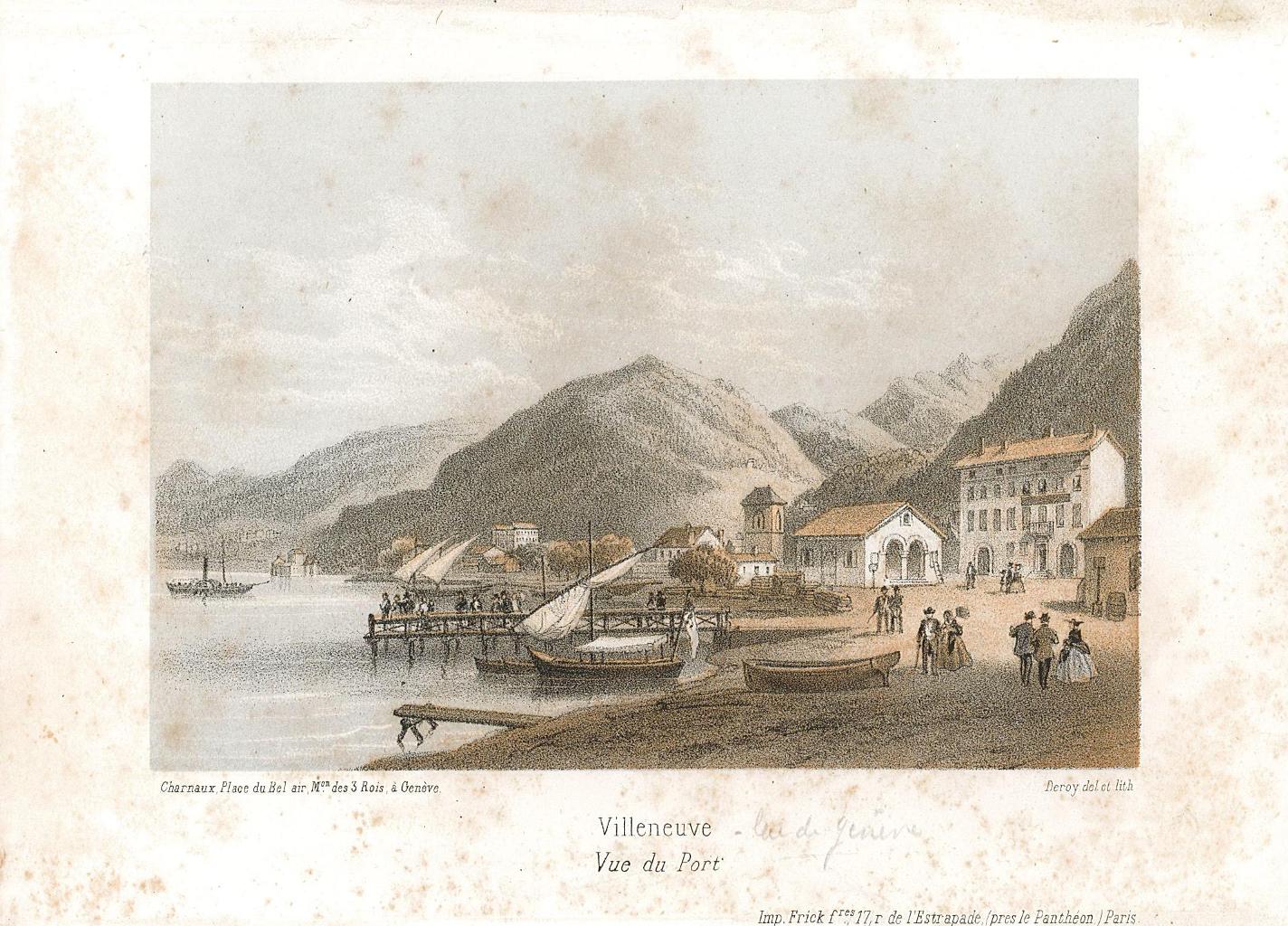 Villeneuve Vue du Port