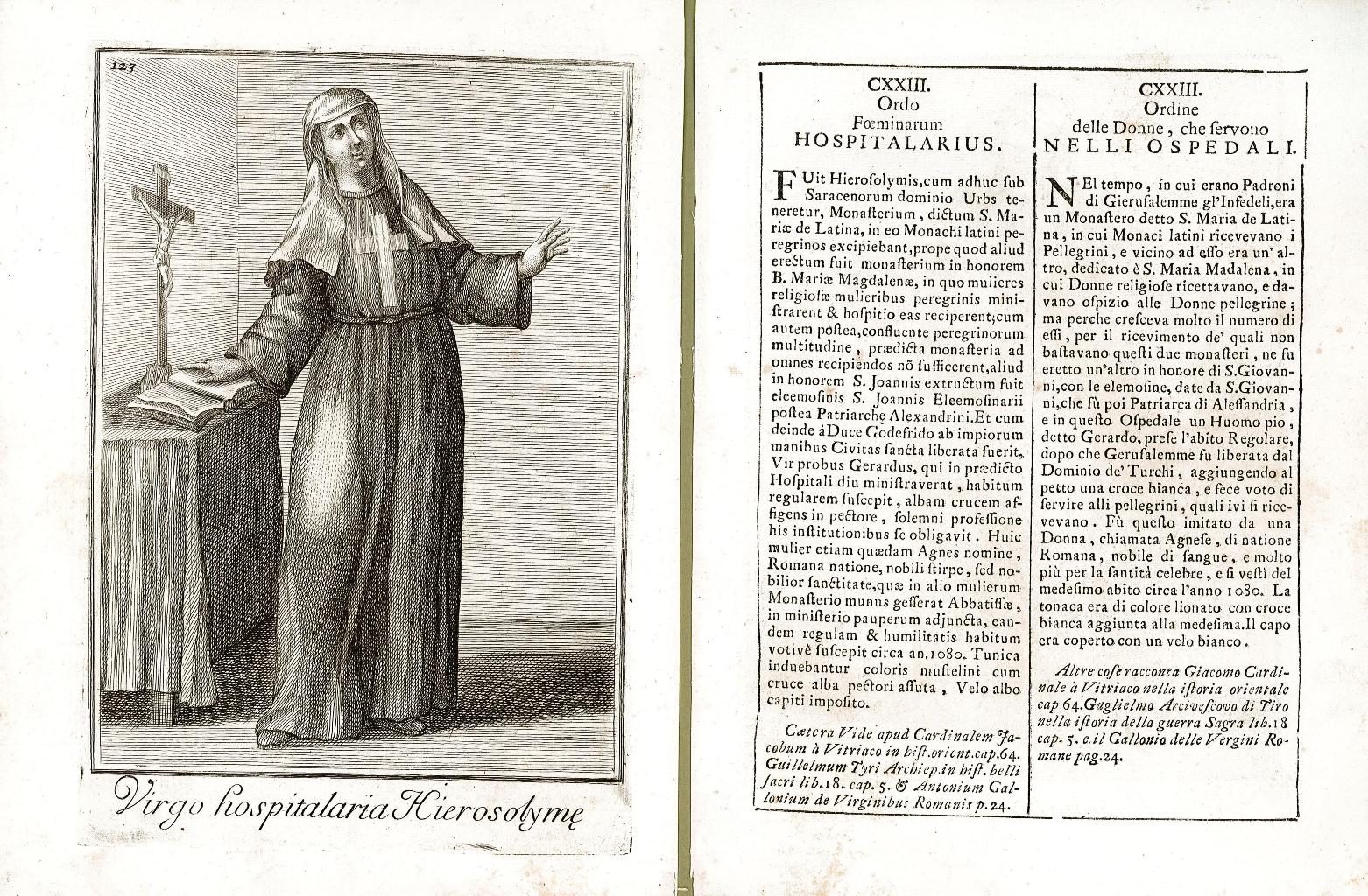 Virgo hospitalaria Hierosolyme