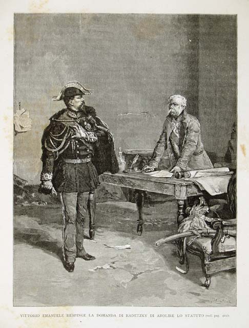 Vittorio Emanuele respinge la domanda di Radetzky di abolire lo …