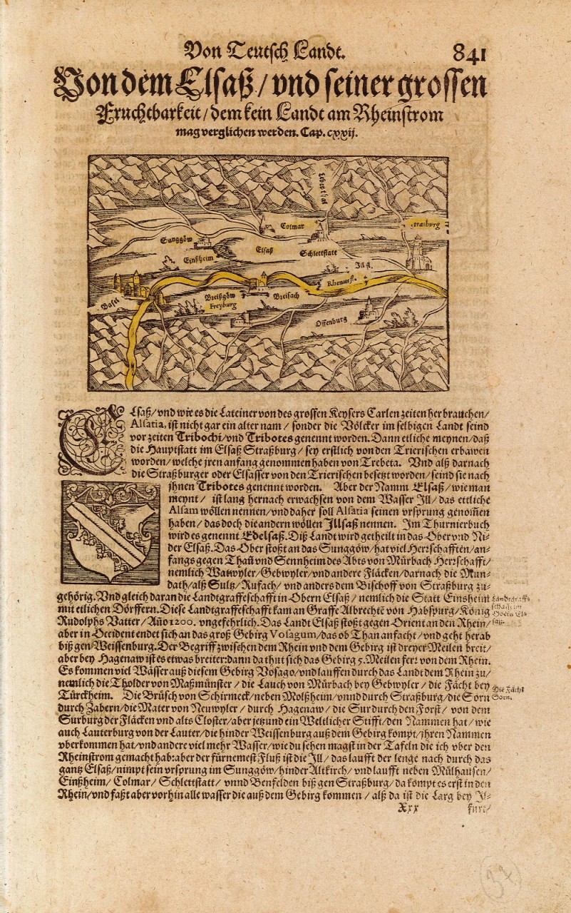 Von dem Elsass und seiner großen Fruchtbarkeit dem kein Lande …