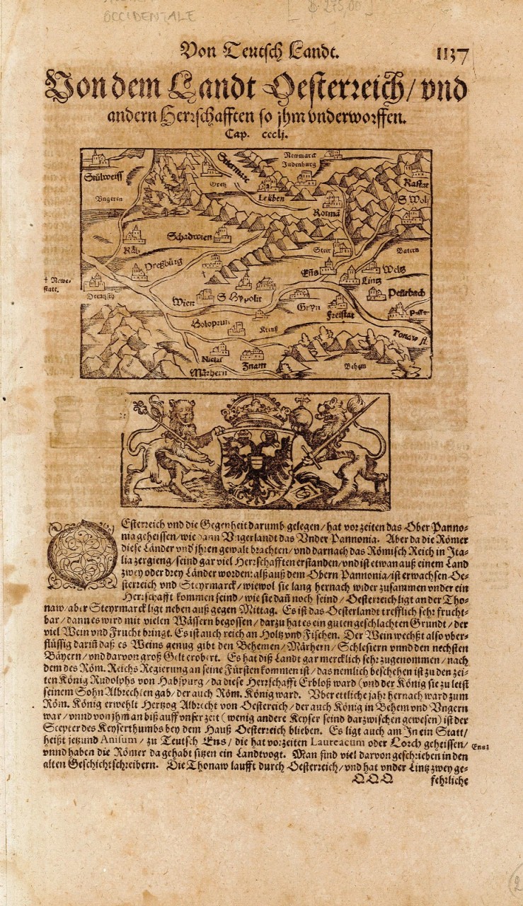 Von dem Landt Oestereich