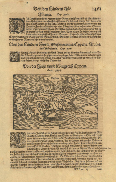 Von der Insel hnnd Konigreich Cypern