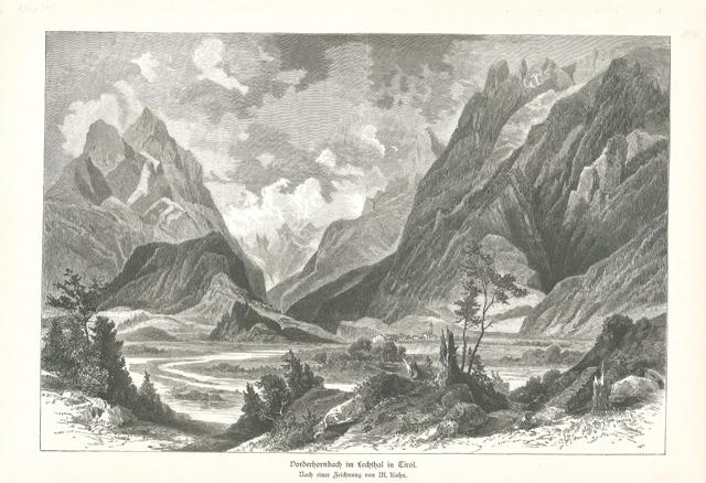 Vorderhornbach im Lechthal in Tirol