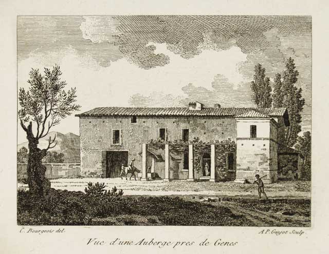 Vue d'une Auberge pres de Genes