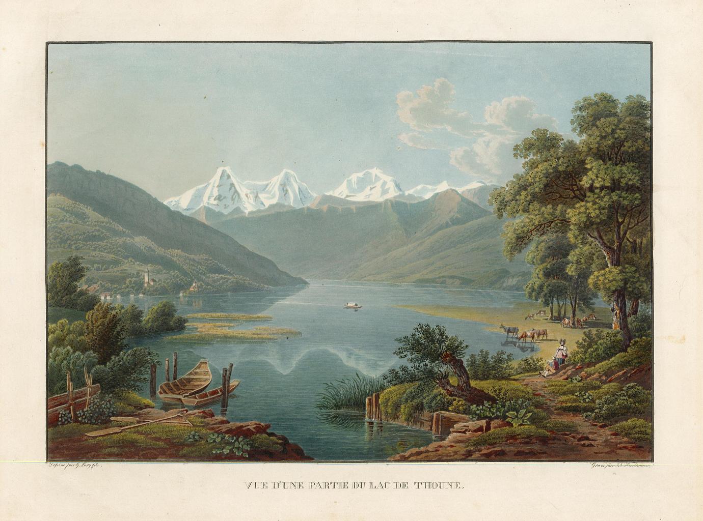 Vue d'une partie du Lac de Thoune