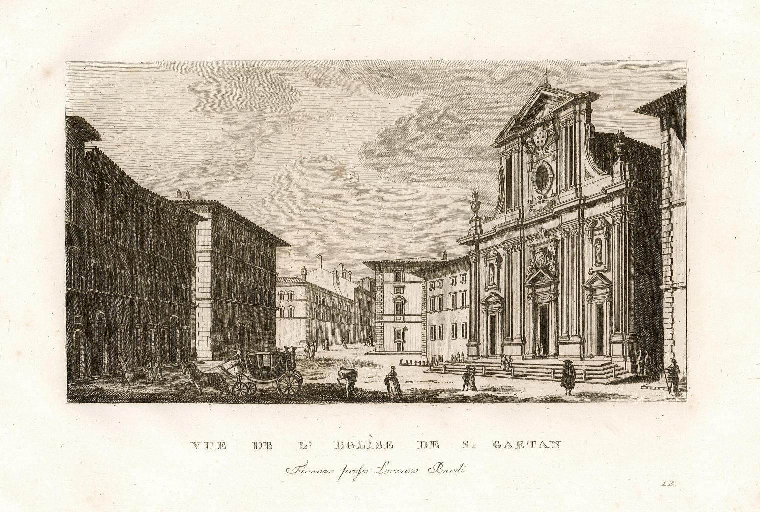 Vue de L'Eglise de S. Gaetan