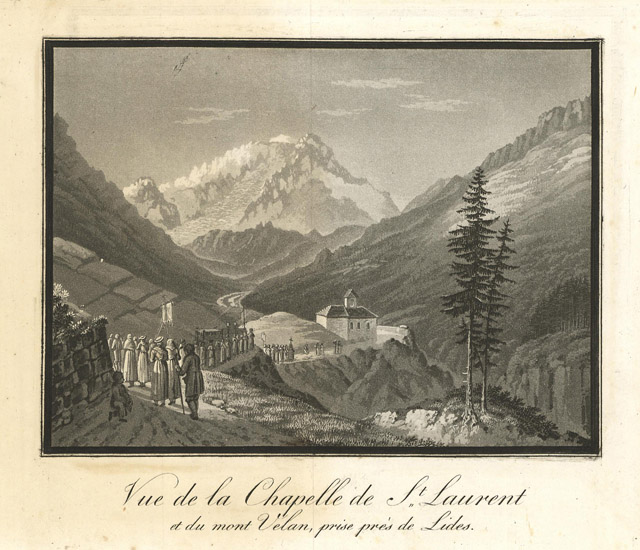 Vue de la Chapelle de St. Laurent