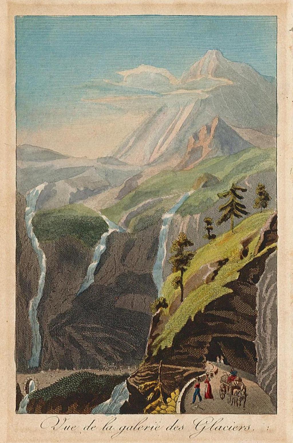 Vue de la galerie des Glaciers