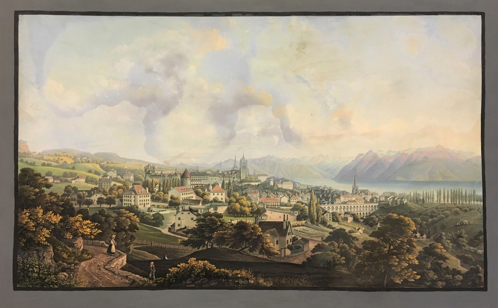 Vue de la Ville de Lausanne (senza titolo)