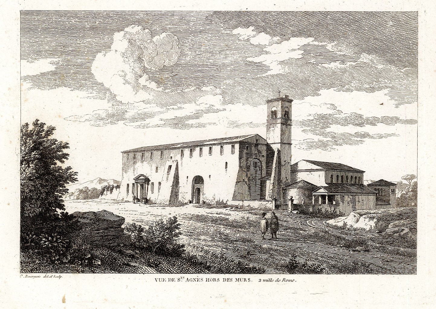 Vue de S.te Agnès hors des Muers 2 mille de …