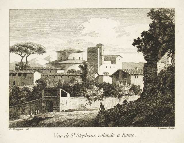 Vue de St. Stephano rotundo a Rome