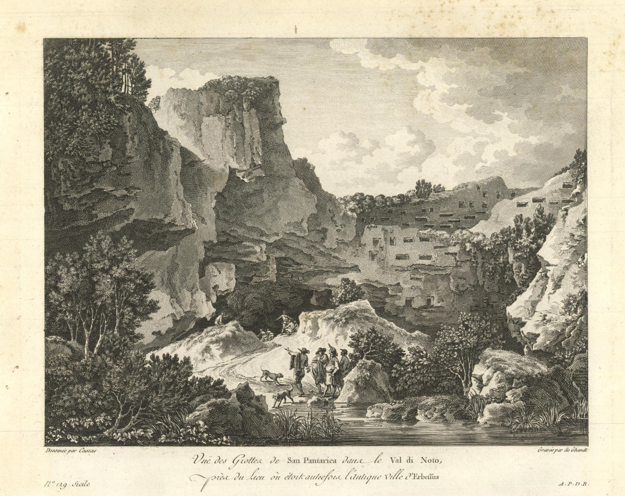 Vue des Grottes de San Pantarica dans le Val di …