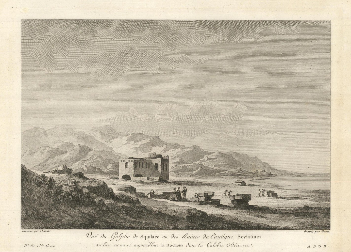 Vue du Golphe de Squilace et des Ruines de l'antique …