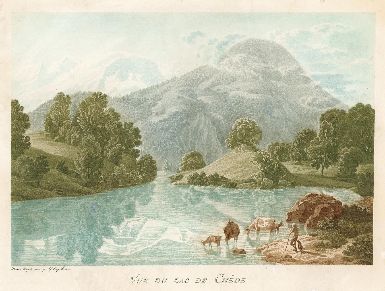 Vue du lac de Chède