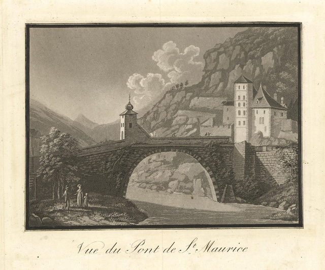 Vue du Pont de St. Maurice