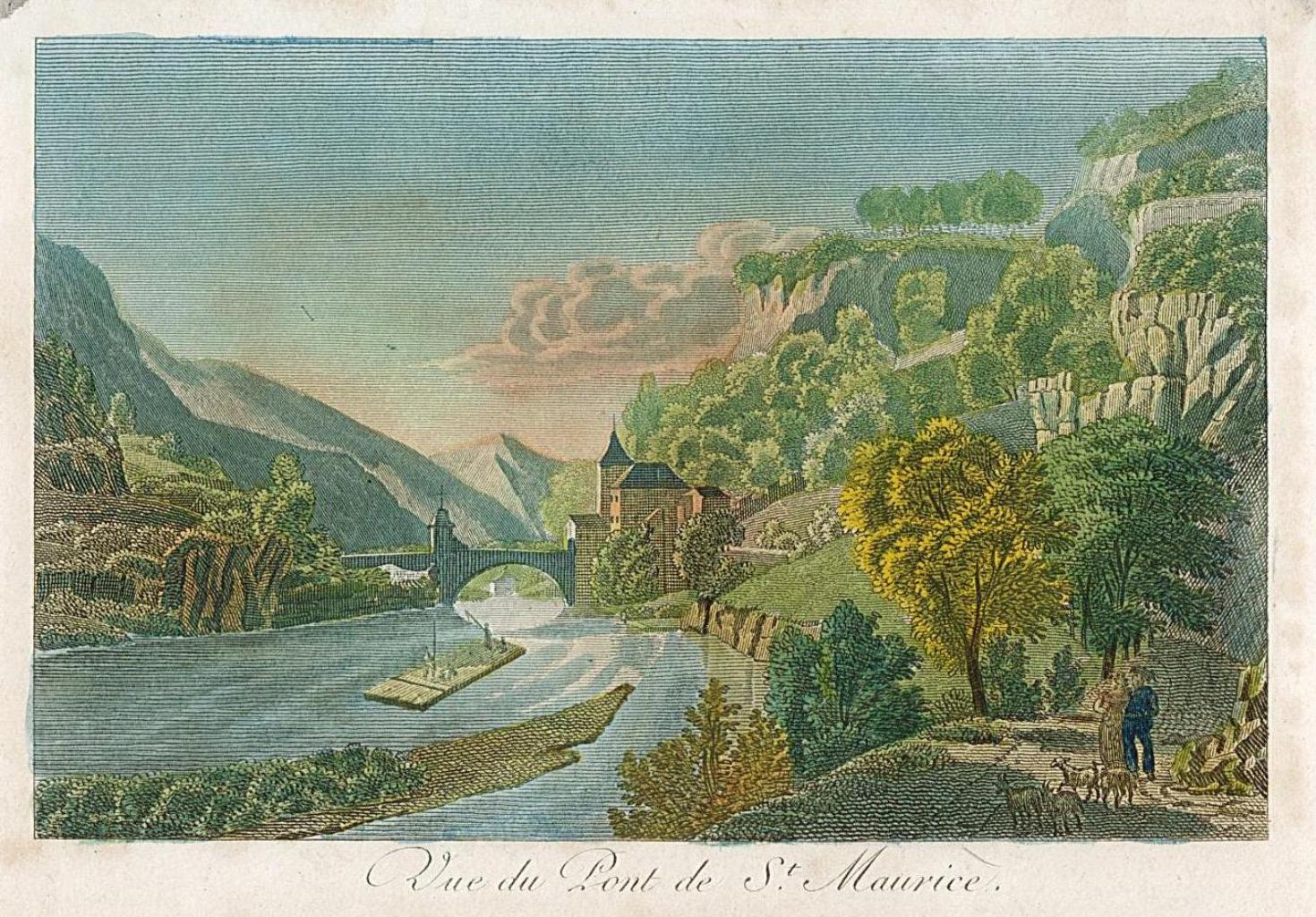 Vue du Pont de St. Maurice