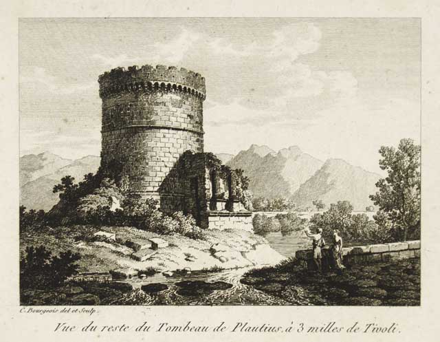 Vue du reste du Tombeau de Plautius à 3 milles …