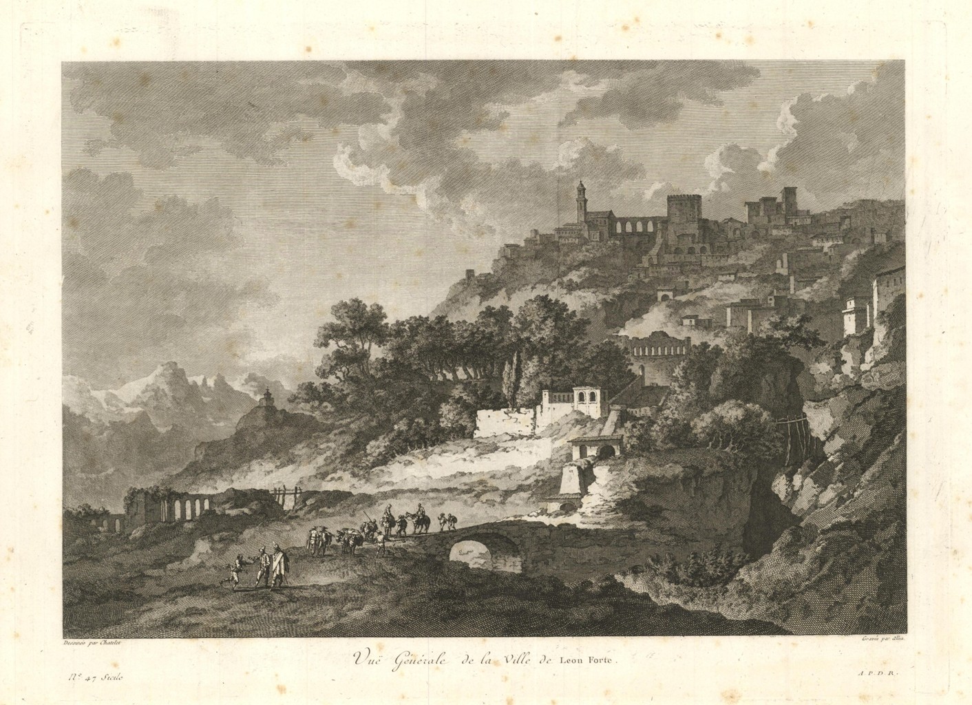 Vue Generale de la Ville de Leon Forte