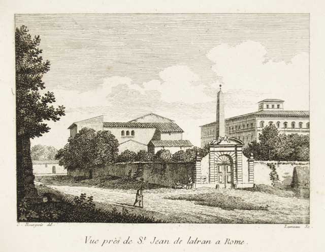 Vue près de S.t Jean de latran a Rome