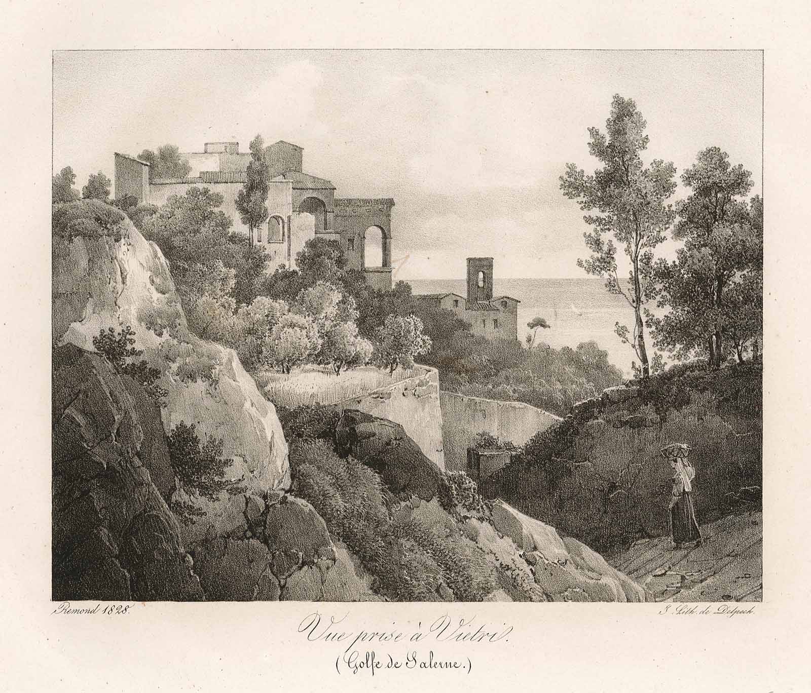 Vue prise à Vietri (Golfe de Salerne)