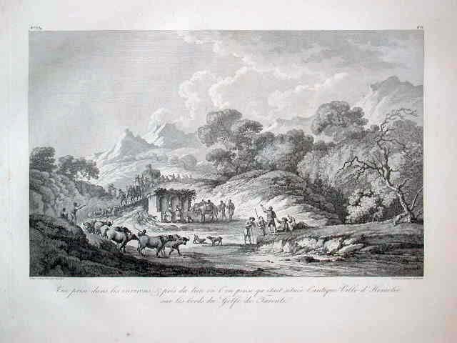 Vue prise dans les Environs et près du lieu .Heraclée …