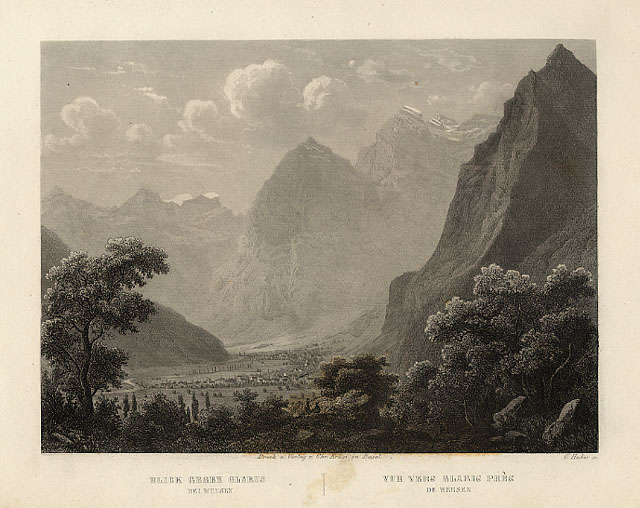 Vue vers Glaris près de Wessen