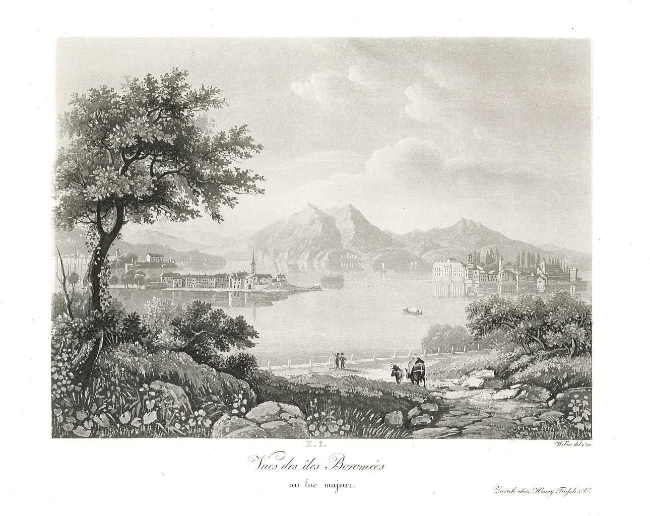 Vues des iles Boromées / au lag majeur