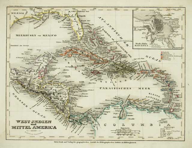 West Jndien und Mittel America