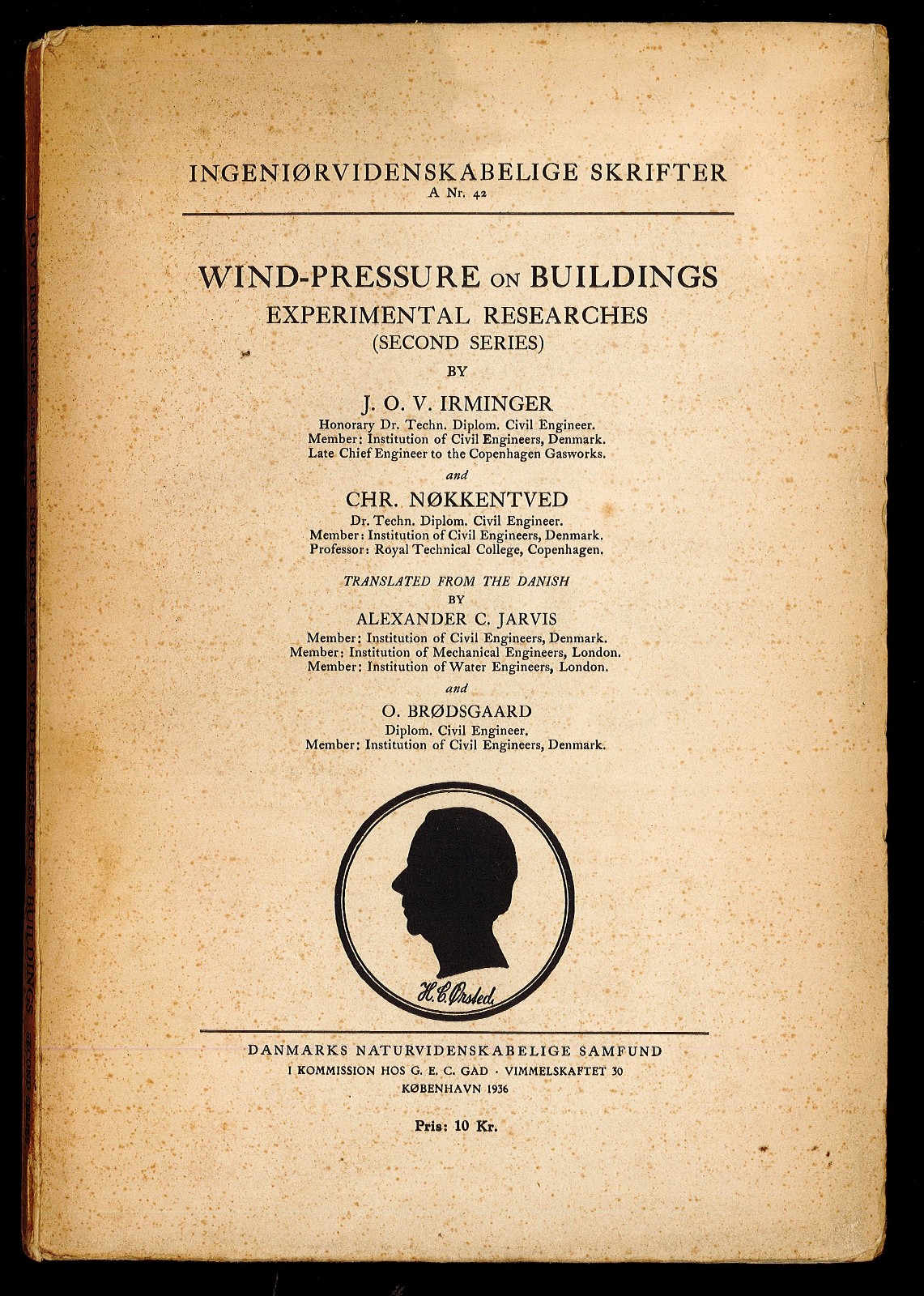 Wind-pressure on building experimental researches (second series)
