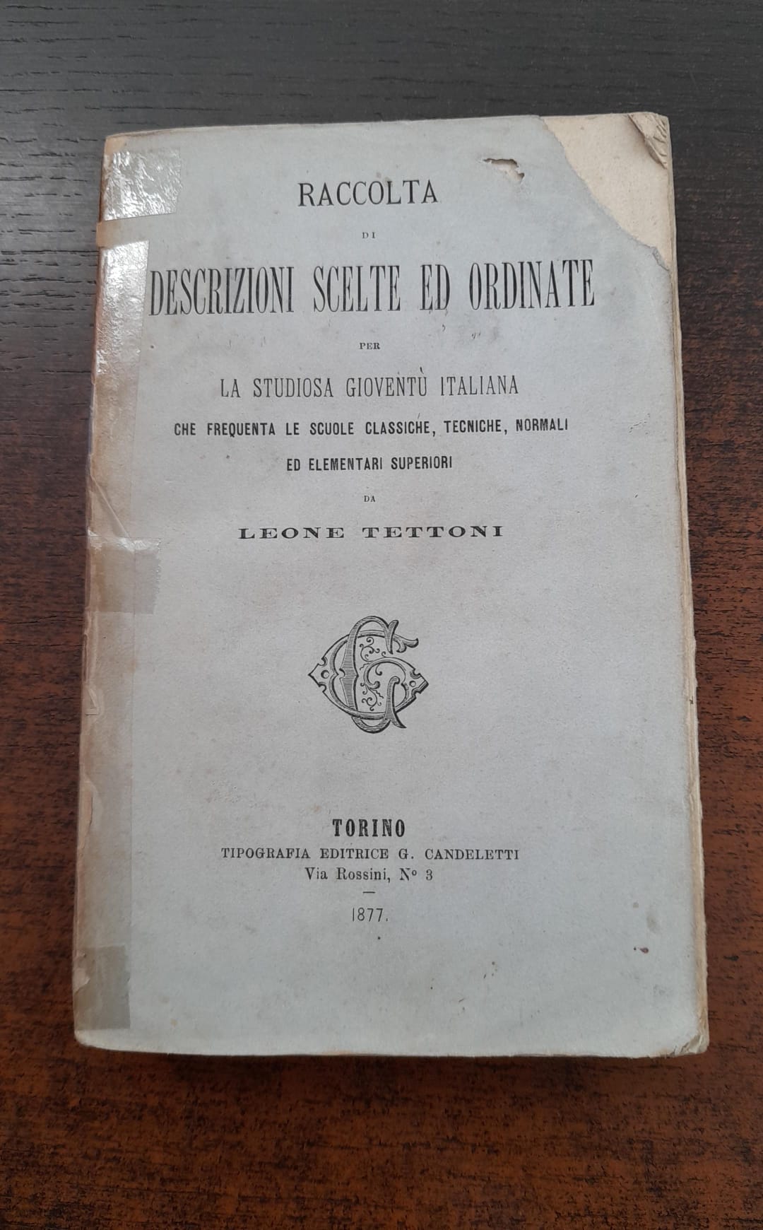 Raccolta di descrizioni scelte ed ordinate per la studiosa Gioventù …