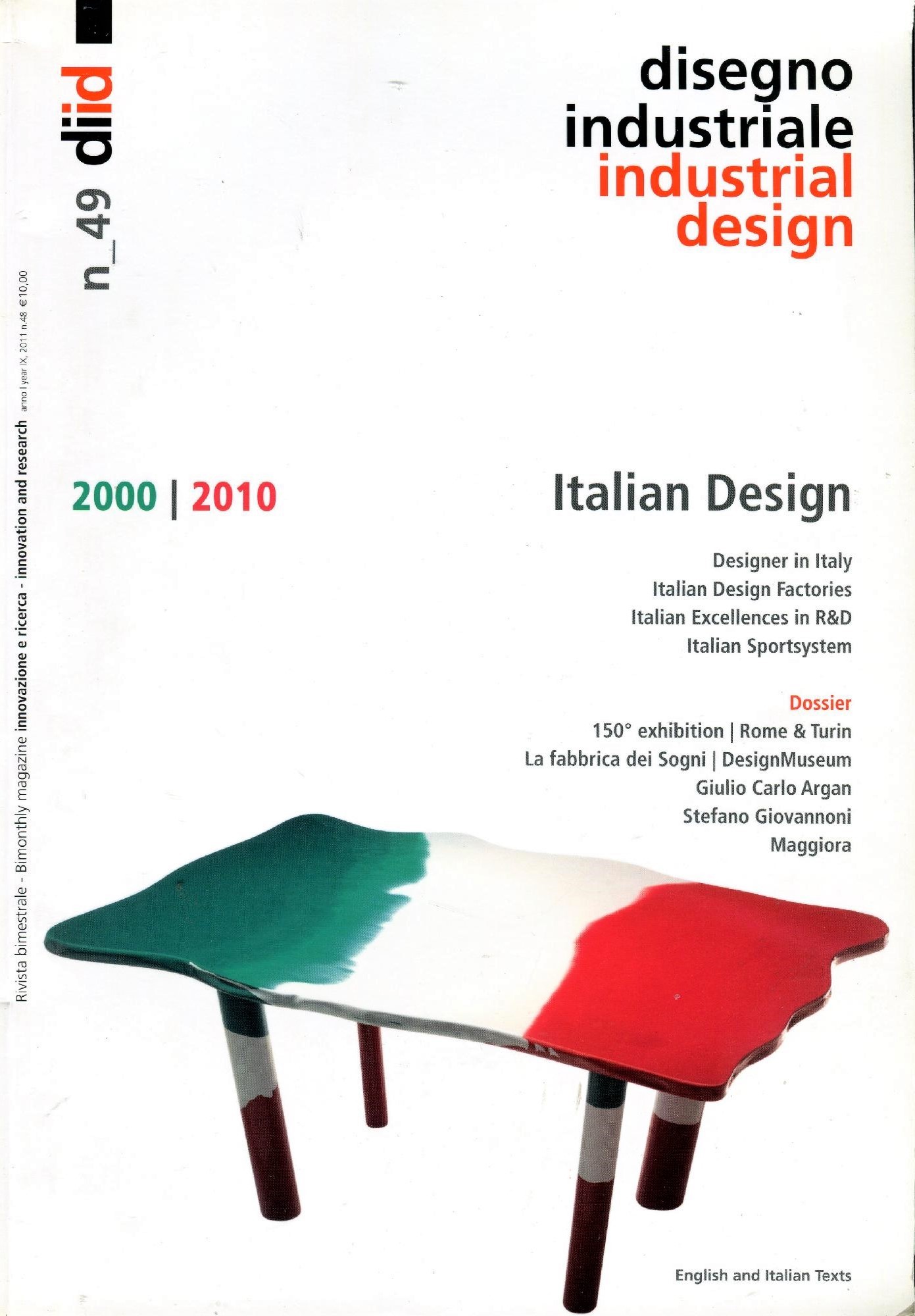 2000/2010 Italian Design. Disegno Industriale - Industrial Design. N. 49