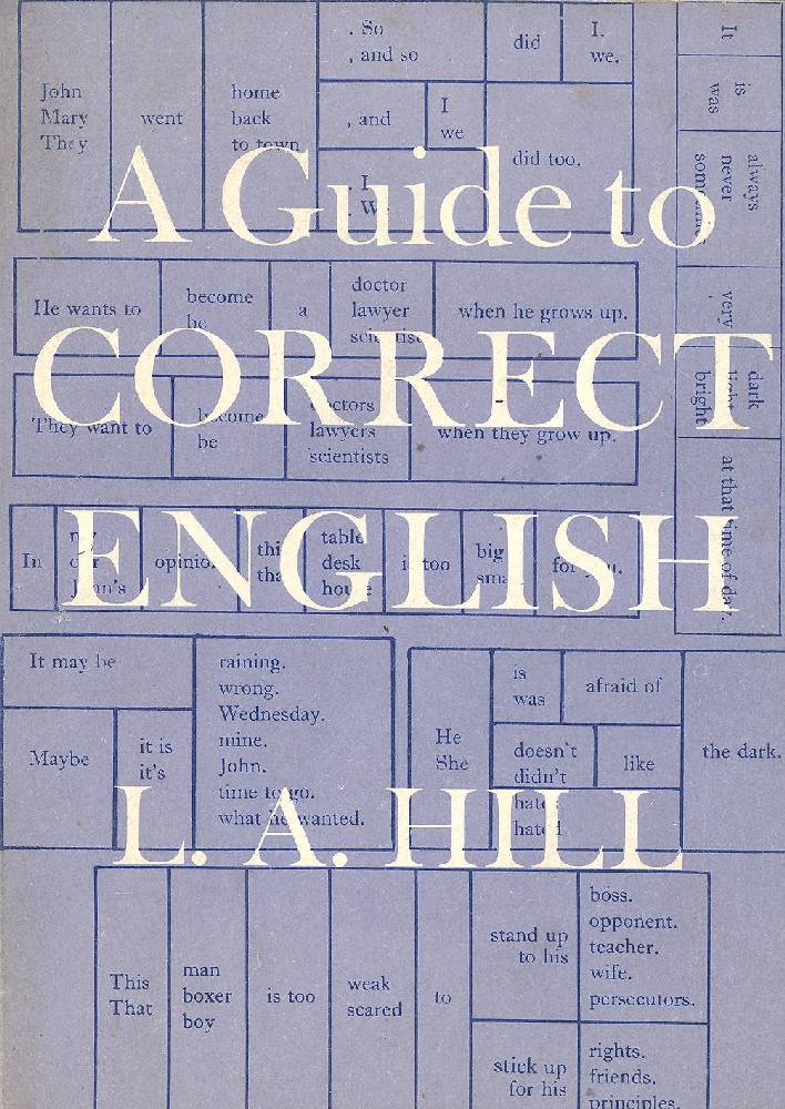 A guide to correct english