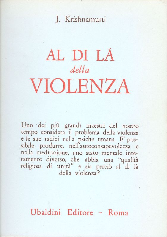 Al di là della violenza