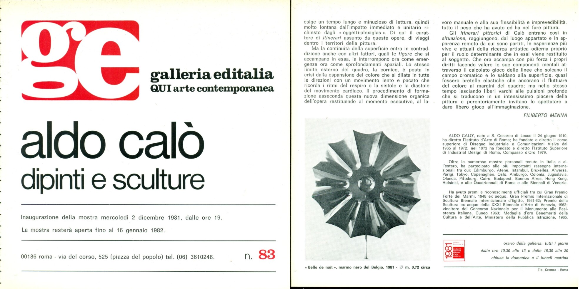 Aldo Calò dipinti e sculture