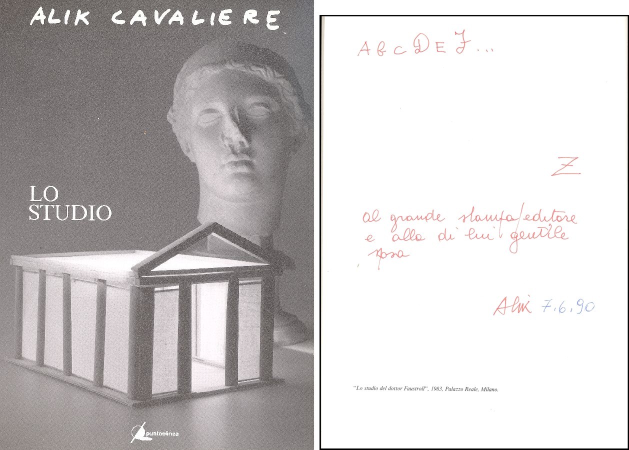 Alik Cavaliere. Lo studio