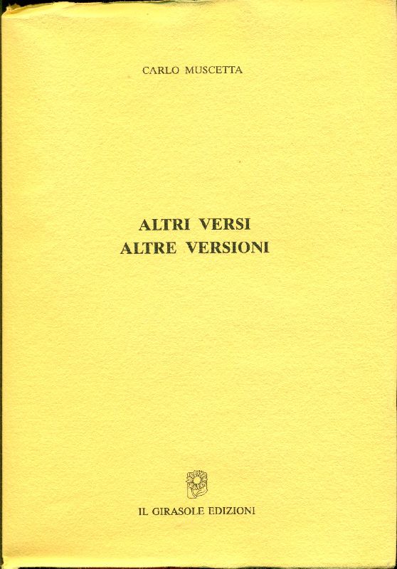 Altri versi Altre versioni