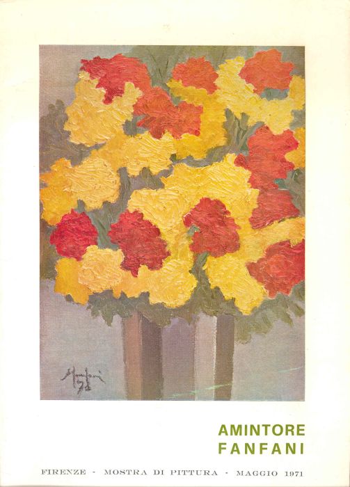 Amintore Fanfani. Mostra di pittura