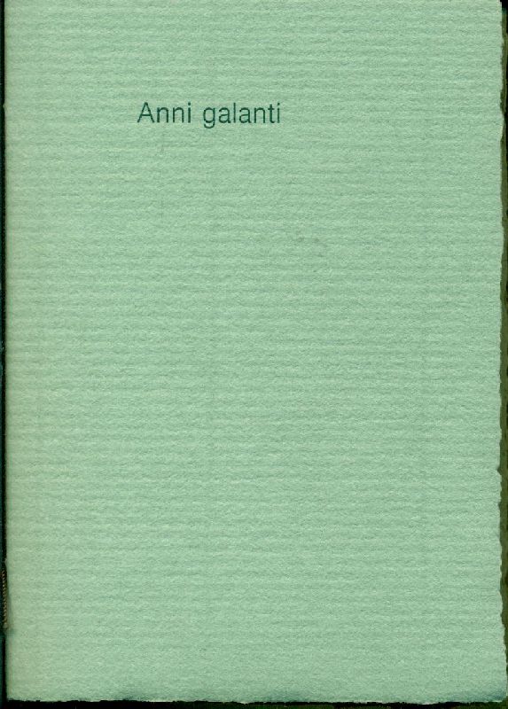 Anni galanti. Almanacco per l&amp;#39;anno 1826