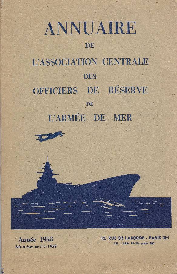 Annuaire de L'Association Centrale des officiers de Réserve de l'armée …