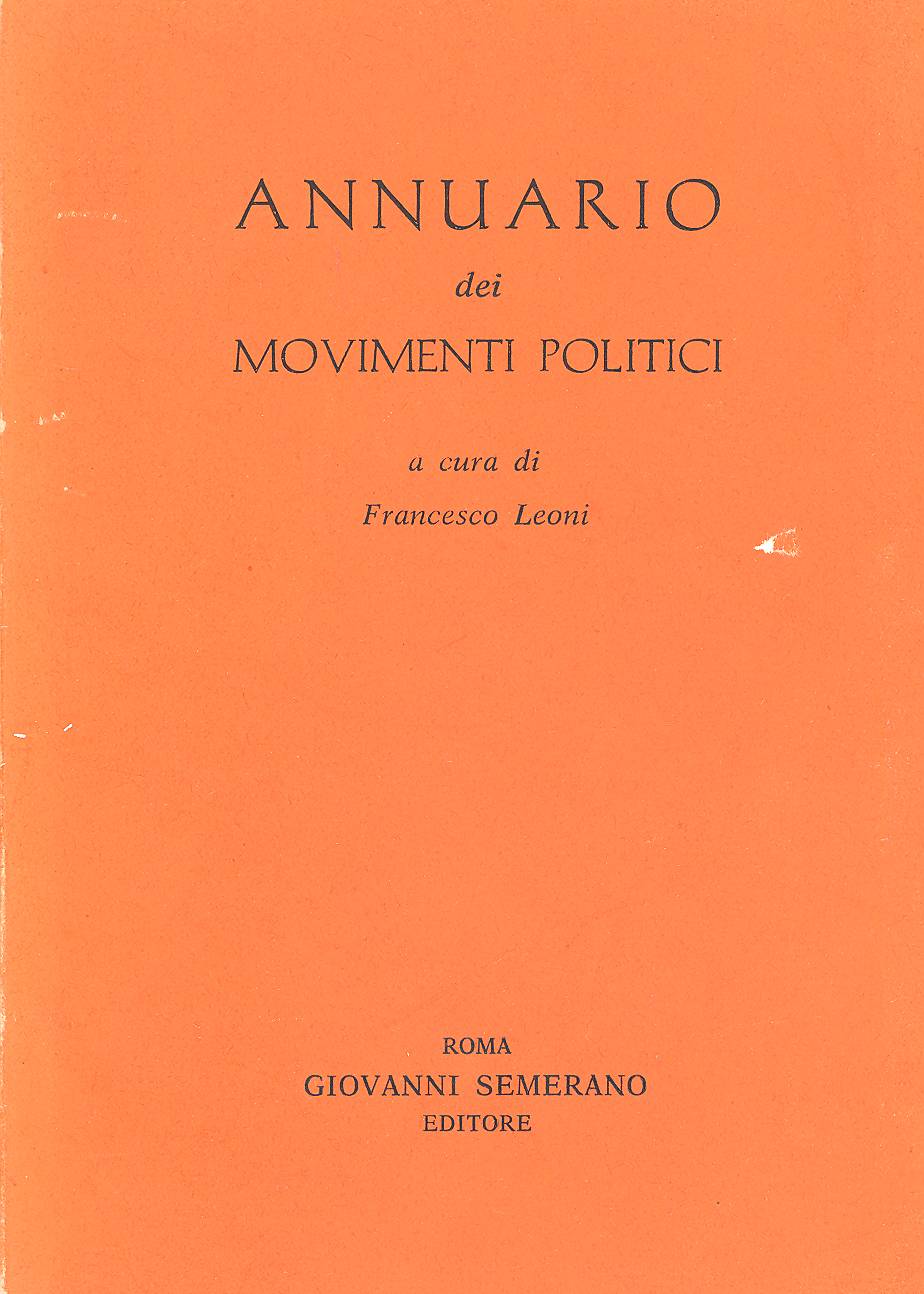 Annuario dei movimenti politici