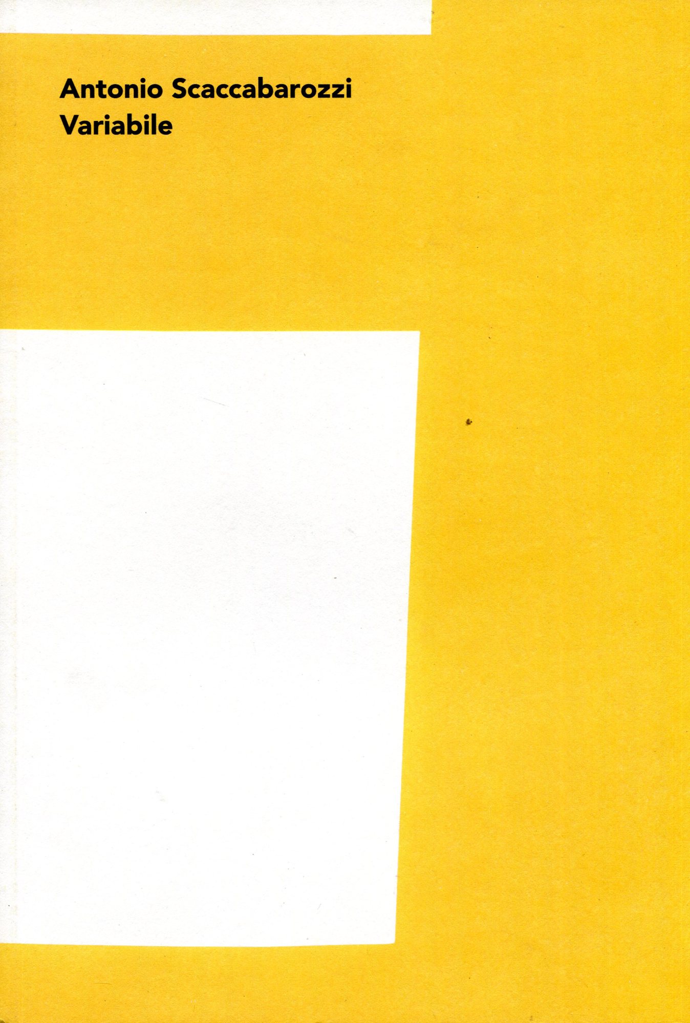 Antonio Scaccabarozzi. Variabile