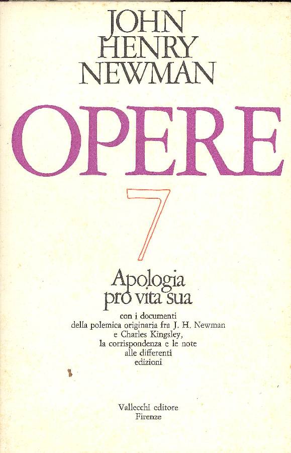 Apologia pro vita sua