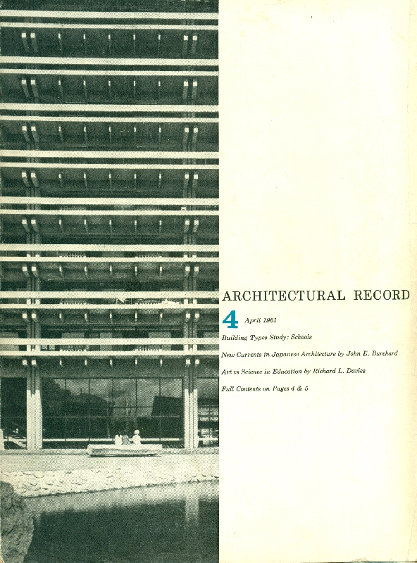 Architectural Record. April 1961. Vol. 129. No 4