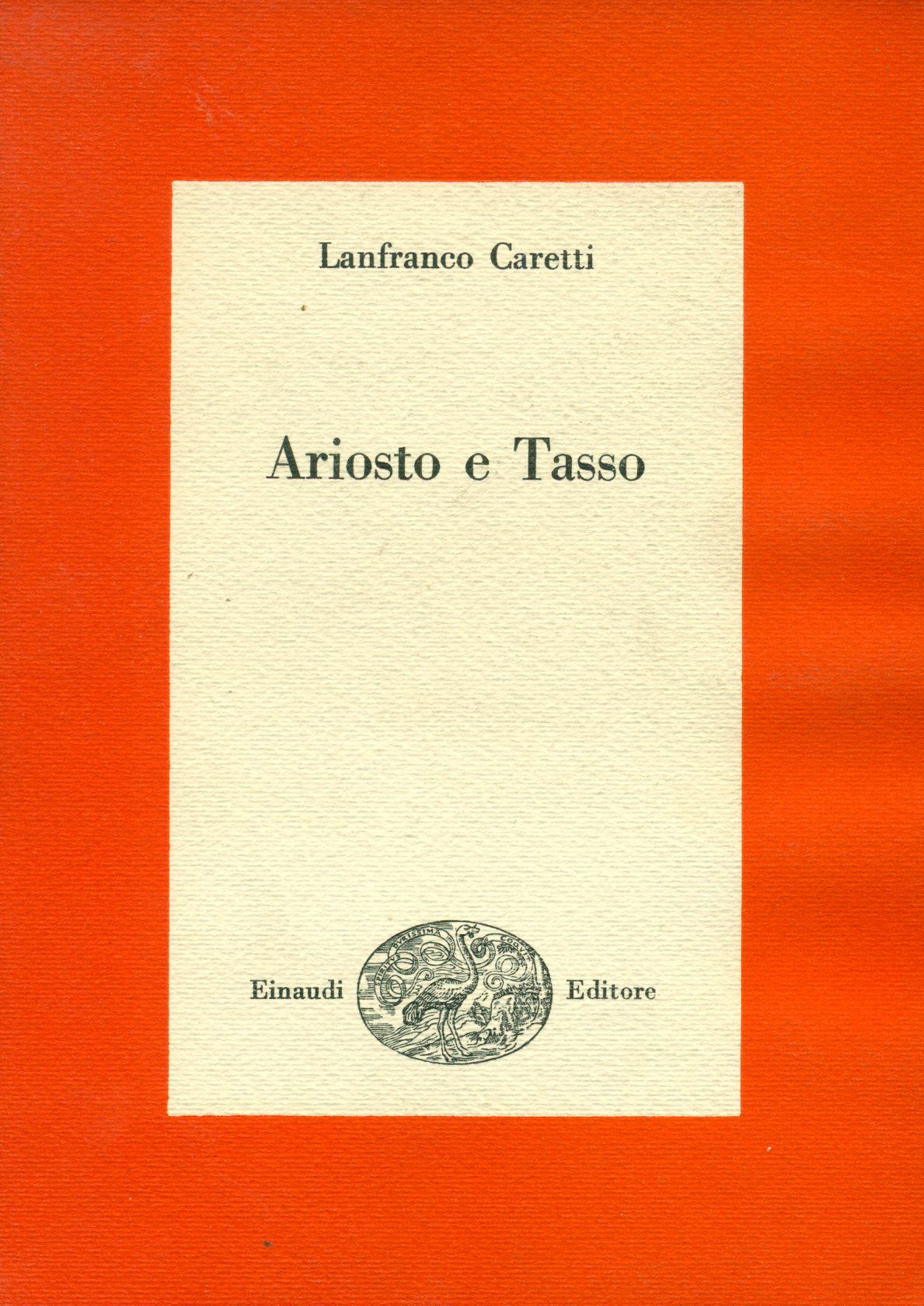 Ariosto e Tasso