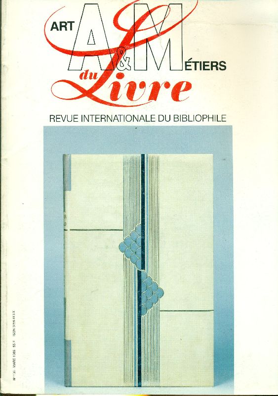 Art et Métiers du Livre. N. 138, Mars 1986