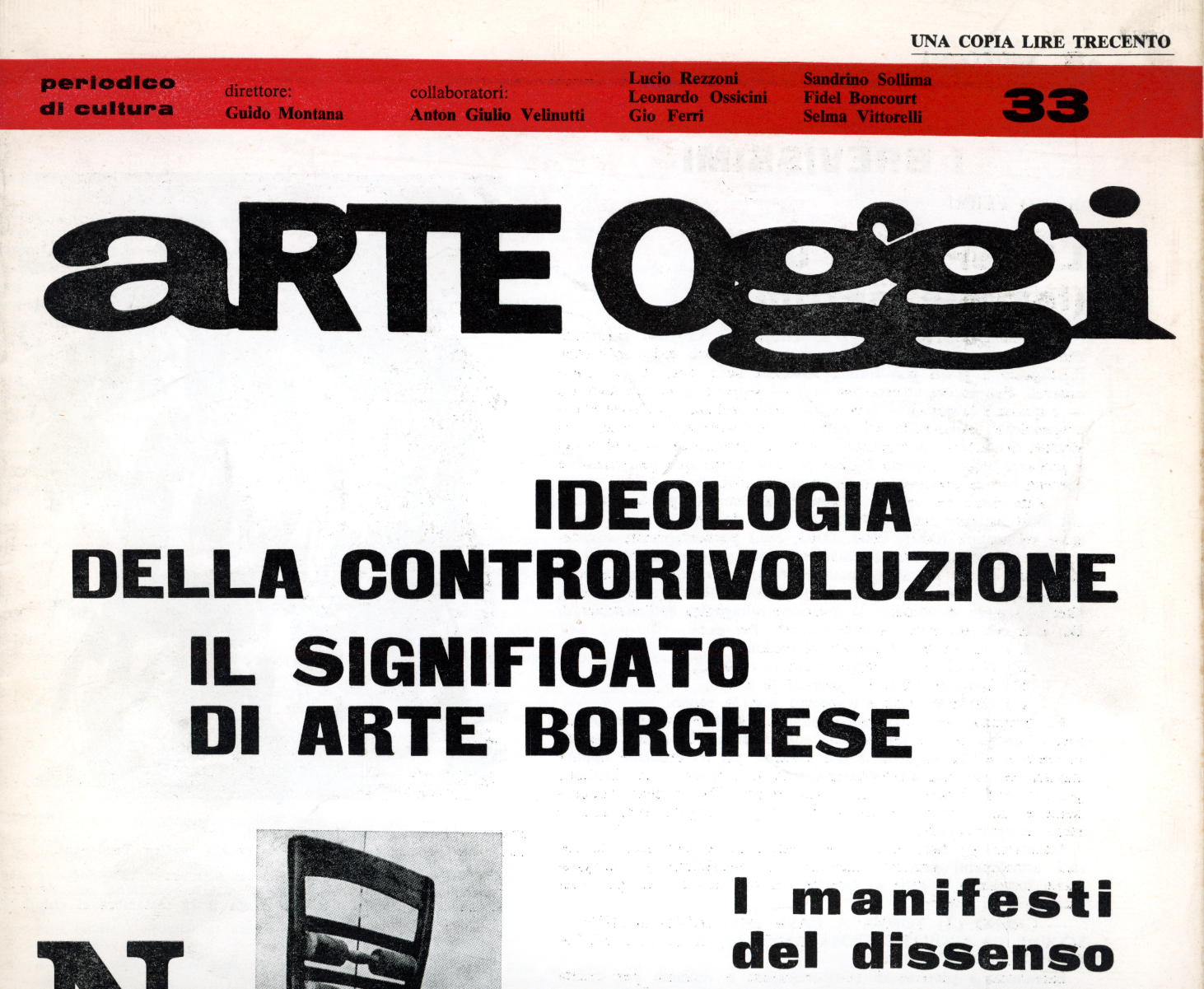 Arte oggi. Periodico di cultura, Anno X, maggio - ottobre …