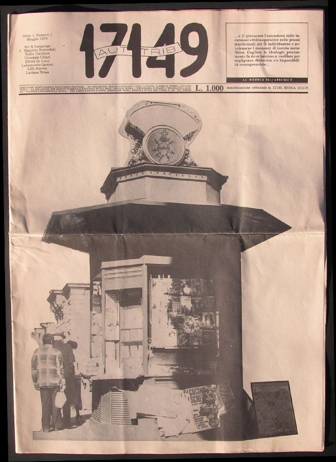 Aut.Trib. 17139. Anno I, Numero 1 Maggio 1978
