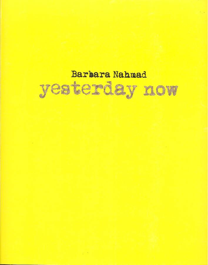 Barbara Nahmad. Yesterday now