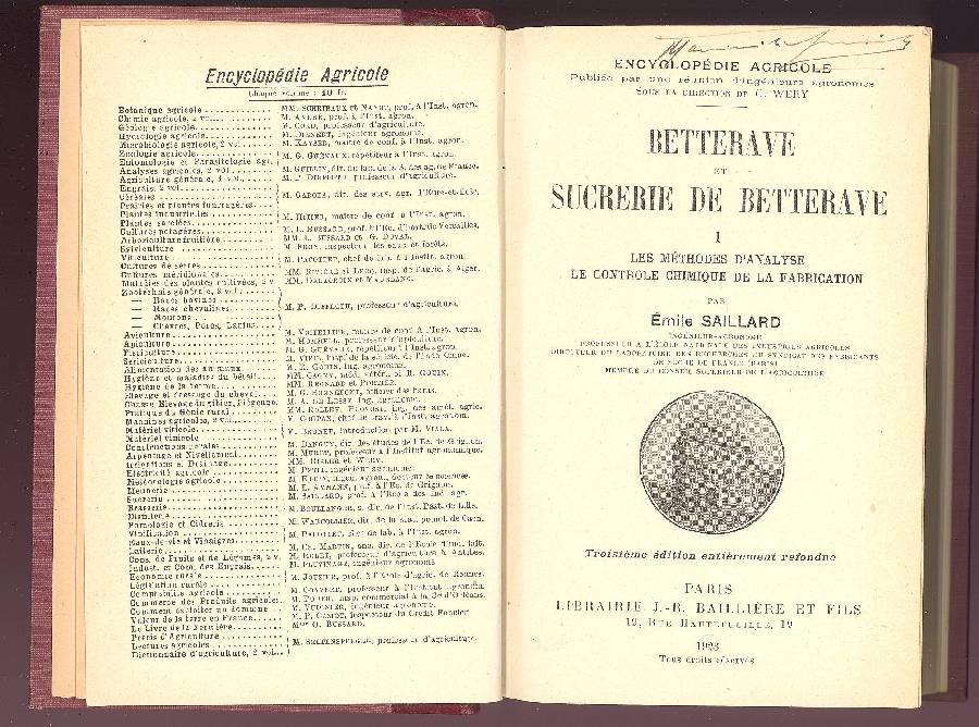 Betterave et sucrerie de betterave
